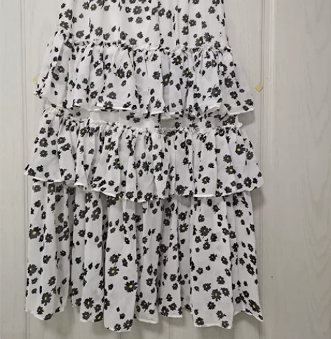 同城可自取，半身裙 蛋糕裙 小雏菊，松紧腰...