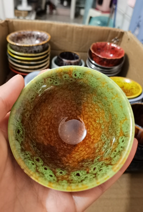 建阳～建盏  孔雀杯（库存6个）