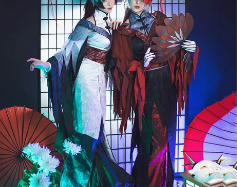 第五5人格cos衣服红蝶仙鹤影cospla...