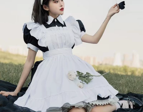 二次元洛丽塔女佣女装大佬lolita女仆装...