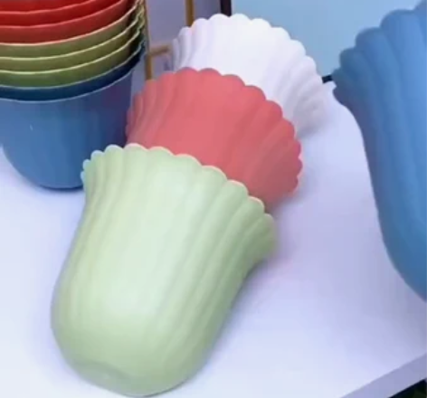 厨房壁挂式垃圾桶卫生间柜门悬挂花边垃圾桶花...