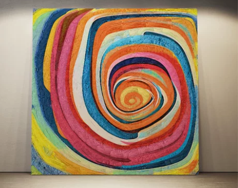 大幅面DIY组装无框画 波普艺术 色块线条...