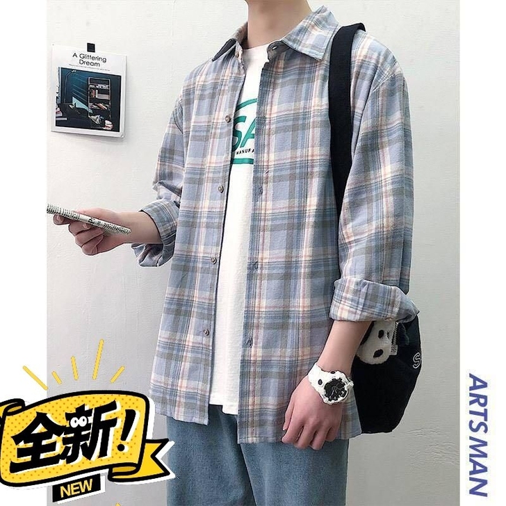 亏本特卖（24.9元包邮）秋季新款长袖格子...