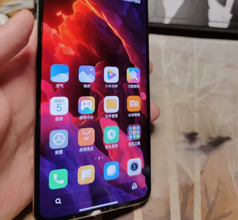 红米手机K50 银色 8+256 手机无划...