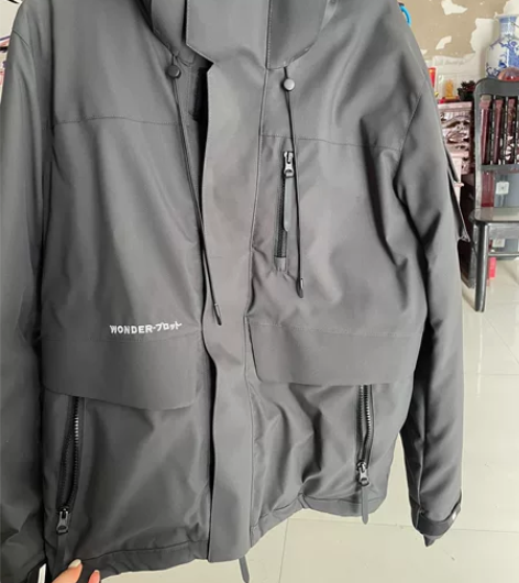 男士羽绒服L号 全新一次没穿140斤左右穿...