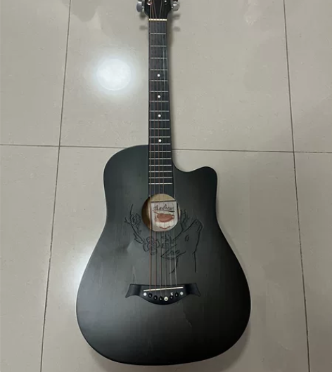 安德鲁38寸民谣吉他，初学者入门男女均可用...