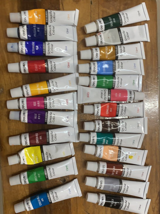 水粉颜料24色包邮32
