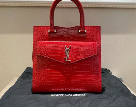 ?圣罗兰uptown系列通勤包手提包 中号...