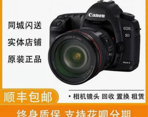 佳能相机 单反正品二手Canon 5D2单...