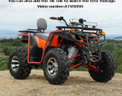 越野摩托摩托 四轮ATV大公牛沙滩车成人景...