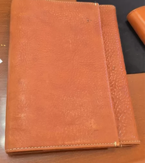 日本土屋鞄手工真皮a6活页笔记本 手账本 ...