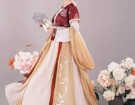 耀春醉芙蓉原创汉服女正品中国风超仙齐腰唐制...