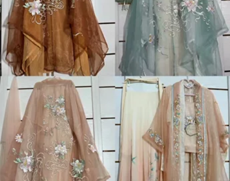 仙楚姬原创汉服女【梦璃】诃子裙汉元素大袖衫...