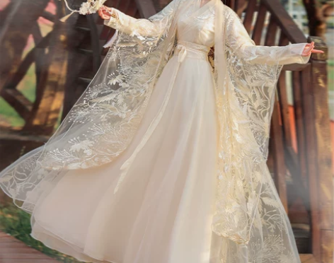 月婵 晋制汉服女正品原创新款夏季薄款魏晋中...