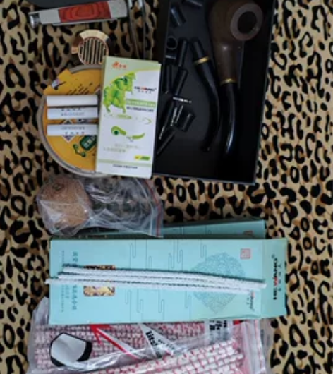 百年海柳黑檀木实木烟斗套装，配件全。 百年...