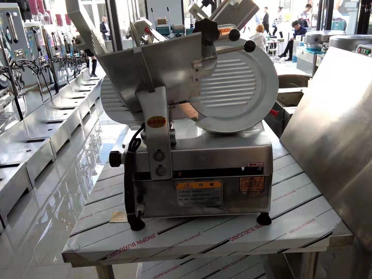 九成新商用全自动羊肉卷切片机冻肉肥牛电动切...