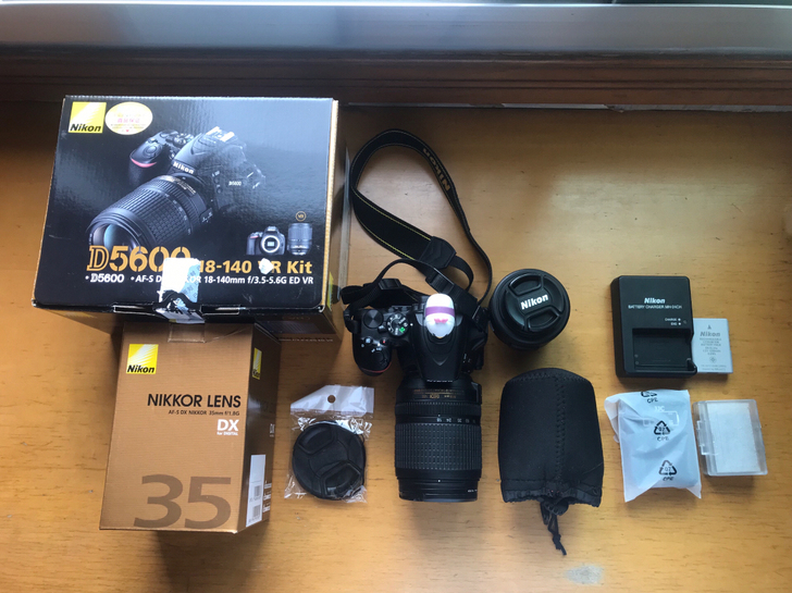 尼康D5600防抖套机，搭载18-140m...