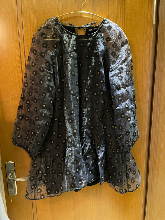 【包邮】zara 网纱 宽松 连衣裙