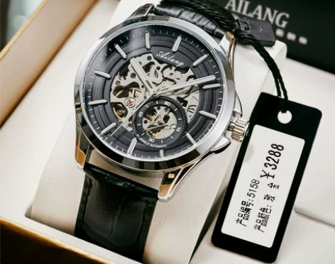 【38活动价】瑞士镂空男手表男士机械表全自...