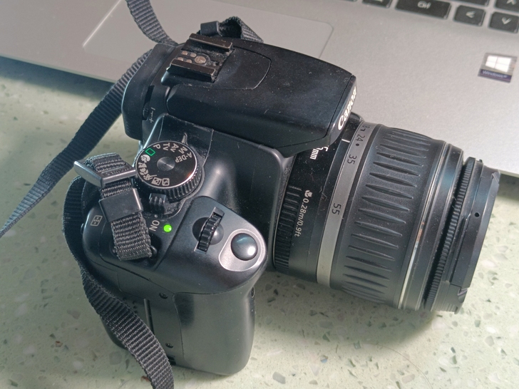 CANON佳能单反相机400D+18-55...