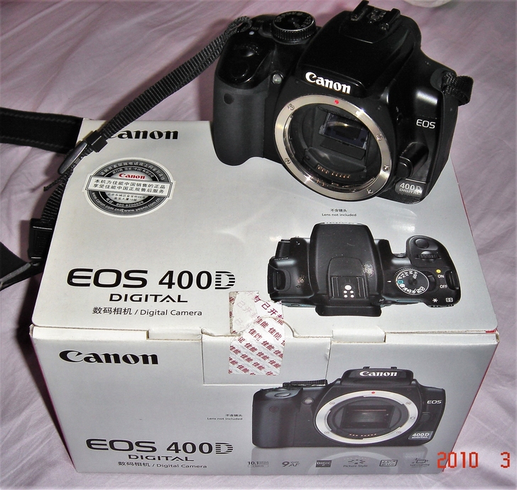 自用佳能 EOS 400D数码单反，单机身...