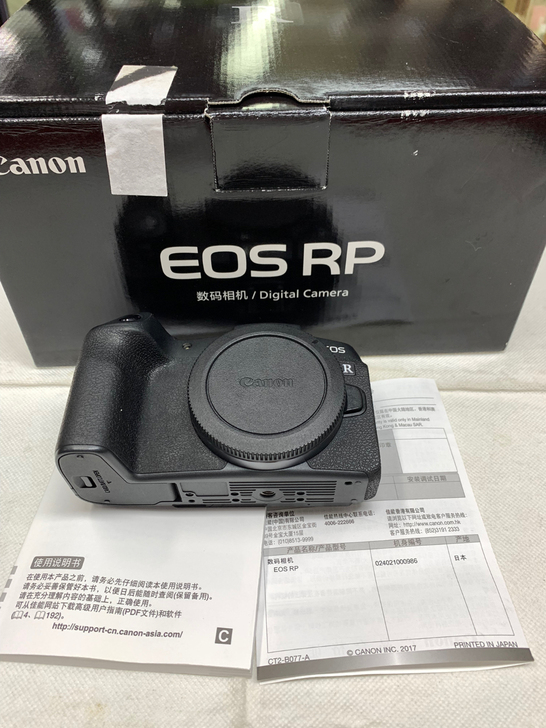 佳能EOS RP全画幅微单机身95新