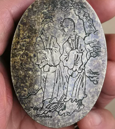 “大顺成”款,松下美人、老墨盒: 该“大顺...