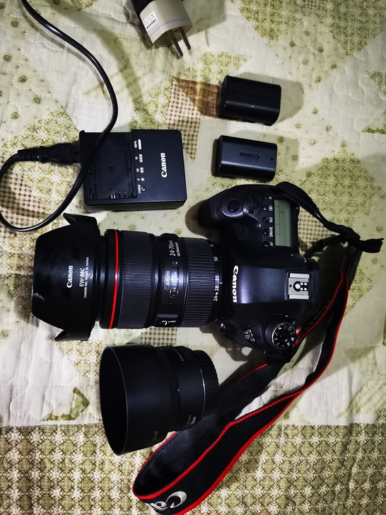 出自用佳能EOS 6D全画幅单反相机，配有...