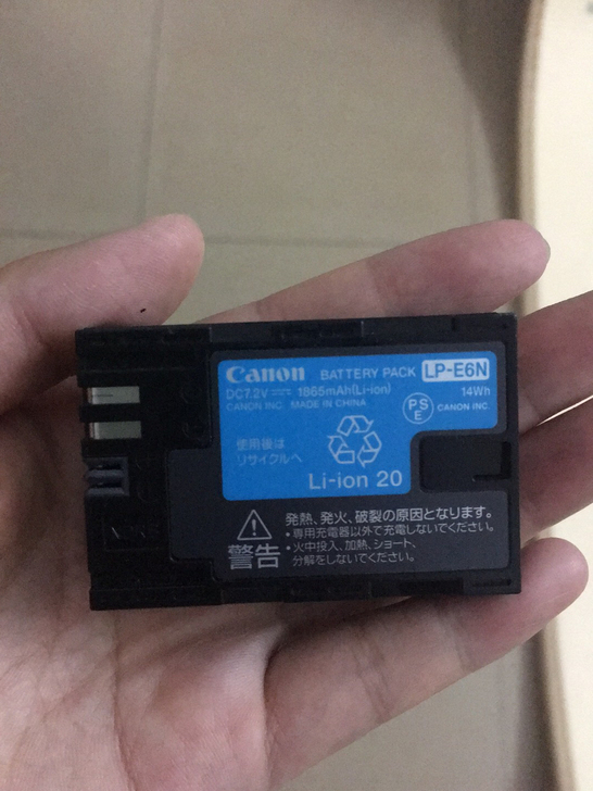 佳能E6N电池。原装