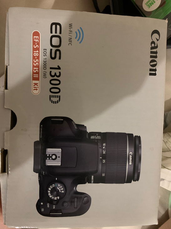 佳能 单反相机 EOS1300D 套机，支...