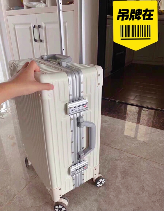 【高档精品】行李箱女大容量子母箱拉杆箱男韩...