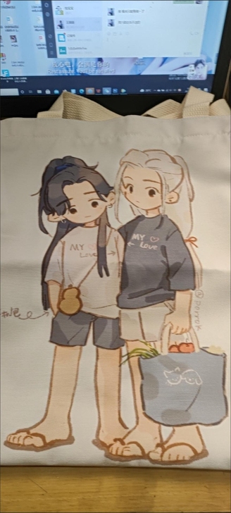 休闲帆布包    卡通版