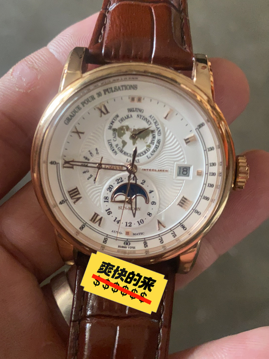 罗宾尼机械表走时精准可以淘宝去搜、买130...