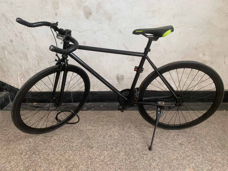 自行车代步死飞可倒骑