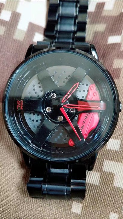 超好看卡钳手表男士夜光高端手表