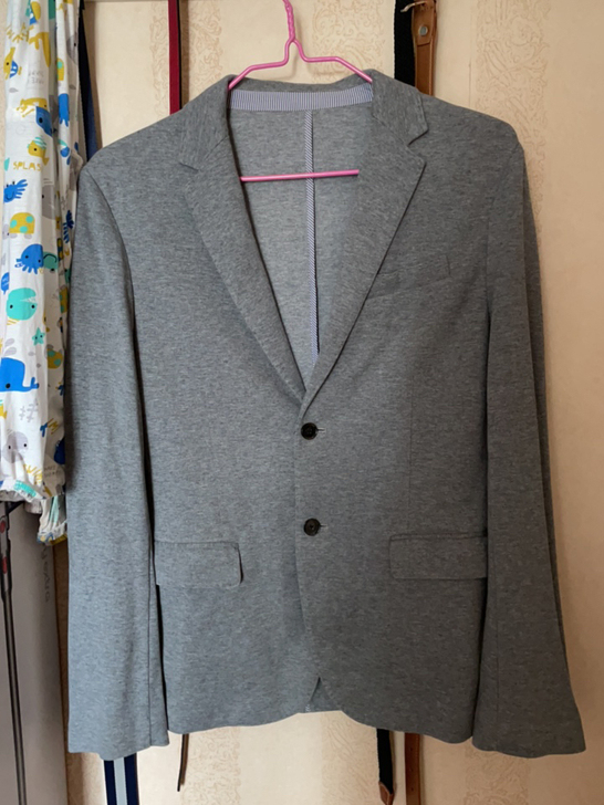 杰克琼斯，男士休闲西装，实物颜色如图，无色...