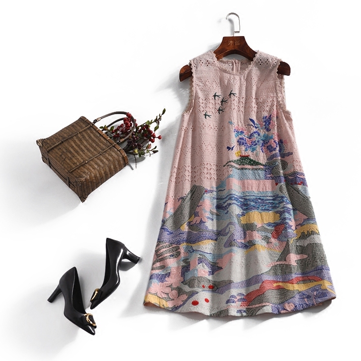 沐遥 直播款！工艺繁琐  细节太美！镂空刺...