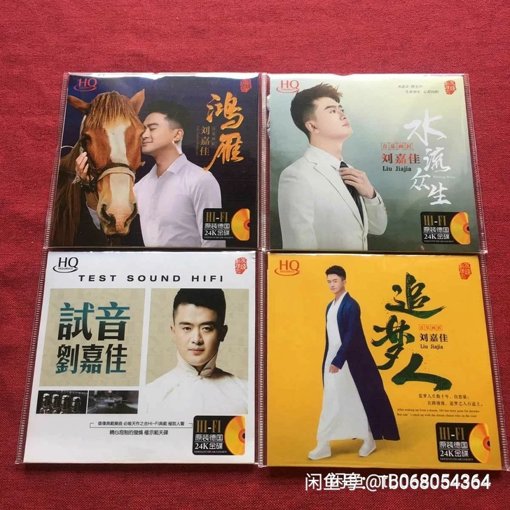 cd  刘嘉佳 试音碟 鸿雁，追梦人，水流...