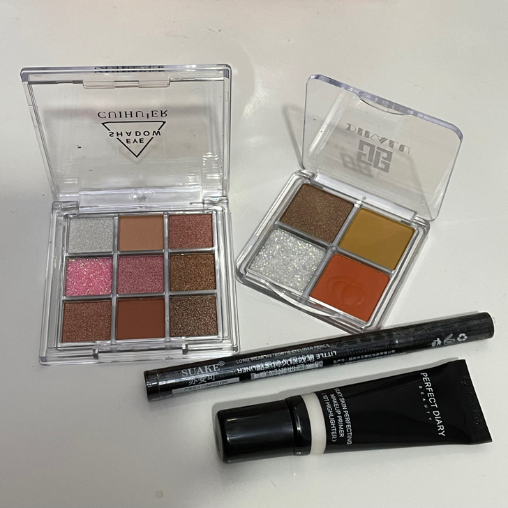 闲置全新彩妆眼影妆前乳眼线液笔，打包出售2...