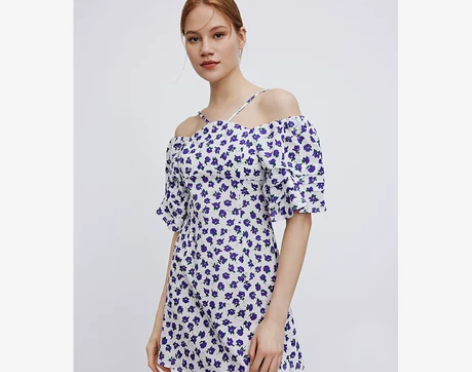 ?【狂暑价】UR2021春夏新品女装甜美仙...