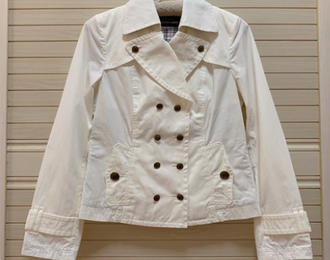 Burberry中古正品 蓝标战马标风衣外...