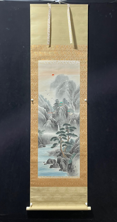 回流名家书画【多彩山水】老作品