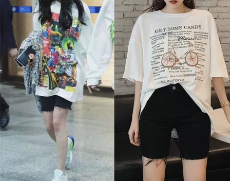 高腰牛仔短裤女明星同款夏季百搭紧身弹力热裤...