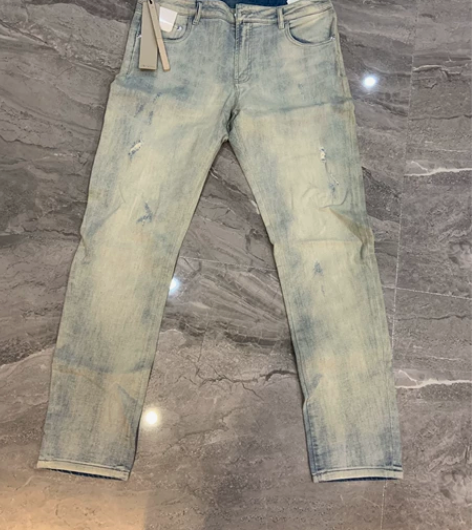 春夏进口面料高档男士裤子 高品质牛仔裤水洗...