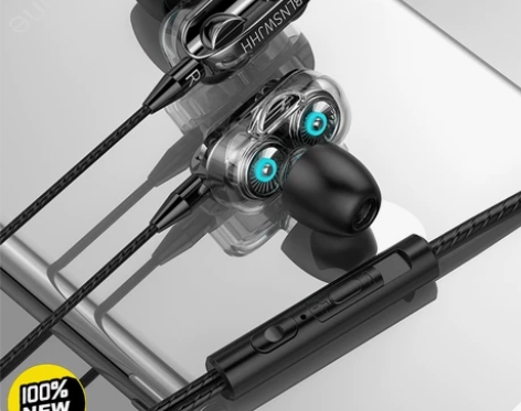 〔特价包邮〕入耳式四核双动圈有线通用耳机，...