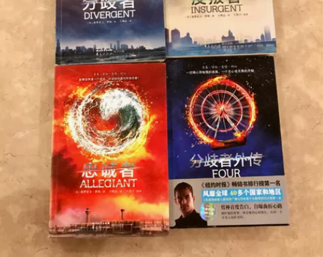 分歧者系列小说正版1-4集全套科幻冒险 无...