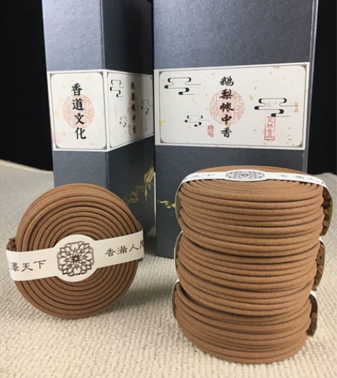 鹅梨帐中香天然盘香古法合香沉香檀香室内熏香...