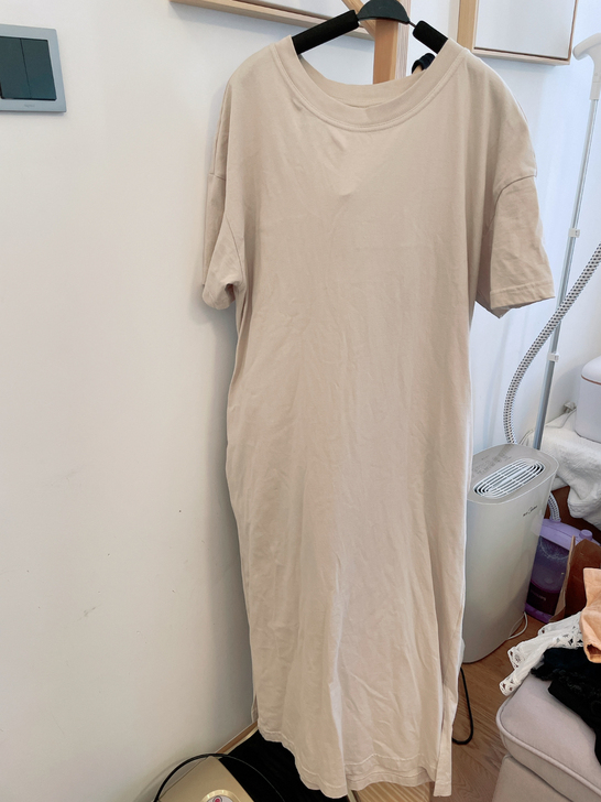 HM全新长款T恤连衣裙
