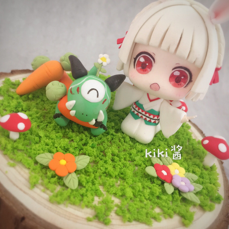 阴阳师粘土手办/山兔手办