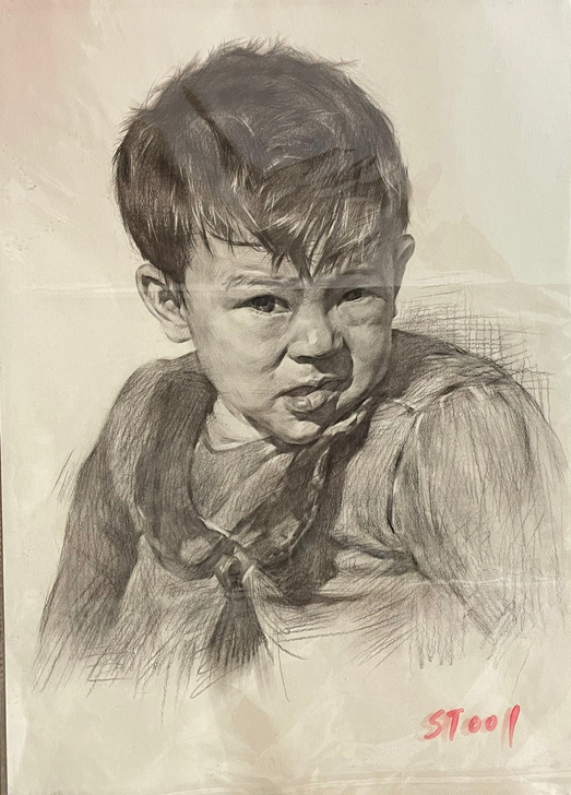 素描头像素描静物画四开八开现成作品有意者私聊